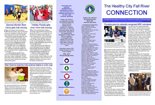 MRC featured in Healthy City Newsletter.